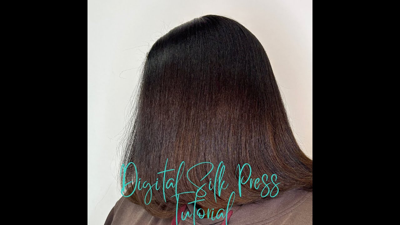 Silk Press Tutorial on Natural Hair