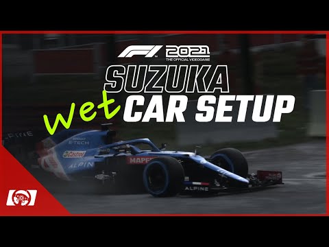 F1 2021 Suzuka Wet Car Setup / Race Setup