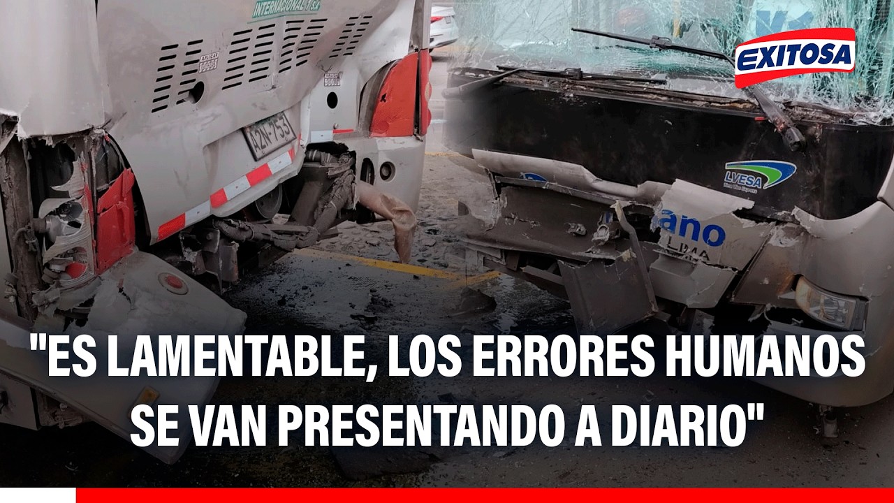 🔴🔵 Dos accidentes de tránsito ocurren en Lima en cuestión de horas