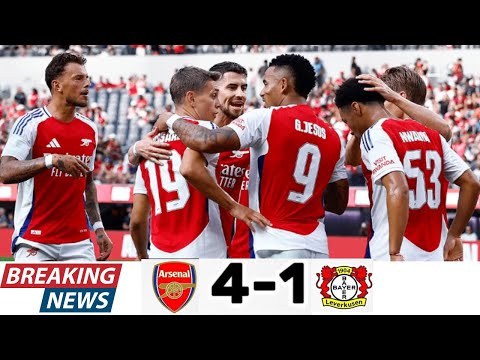 Arsenal Crushes Bayer Leverkusen: Electrifying 4-1 Triumph! ⚽🔥 | Pre-Season Highlights