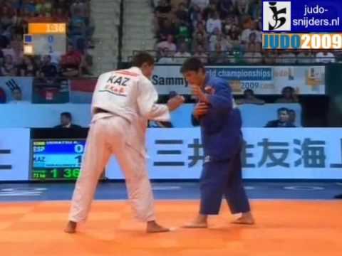 Judo 2009 Rotterdam: Kiyoshi Uematsu (ESP) - Rinat Ibragimov (KAZ) [-73kg].