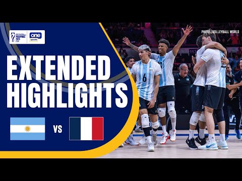 FRANCE vs. ARGENTINA | EXTENDED HIGHLIGHTS | 2025 FIVB MEN’S WORLD CHAMPIONSHIP | SEPT 18, 2025
