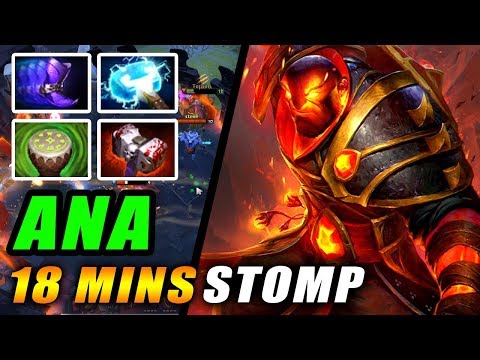 See ANA Ember Spirit STOMPS Pubs in 18 Mins - Poor Bristleback and Slark - Dota 2