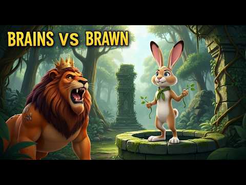 The Lion and the Hare | Animated Moral Story for Kids (Kindness is Strength)