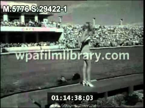 Al Martino and Petula Clark judge a beauty contest - 1955