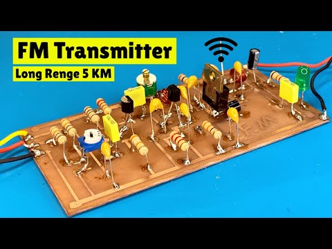 fm transmitter DIY 5km FM Transmitter Circuit Diagram