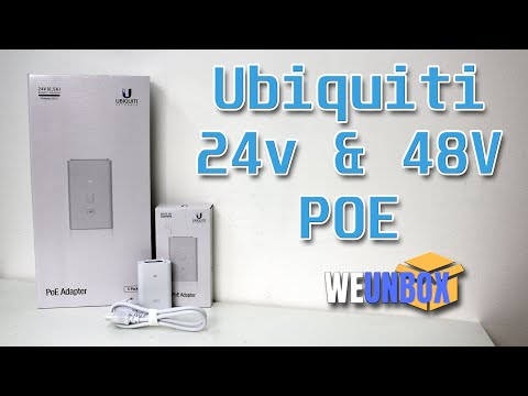 UBIQUITI POE-48-24W-WH-EU video