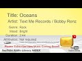 New Free Music 2018 Oceans Text Me Records Bobby Renz Rock Bright YouTube Audio Library BGM