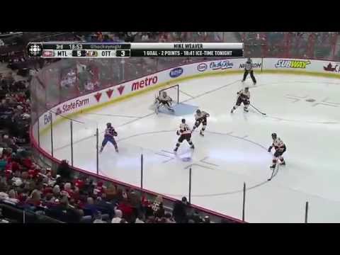 Pacioretty nets a hat trick @ Senators