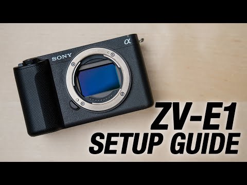 Sony ZV-E1 Setup Guide - Beginners Start Here!