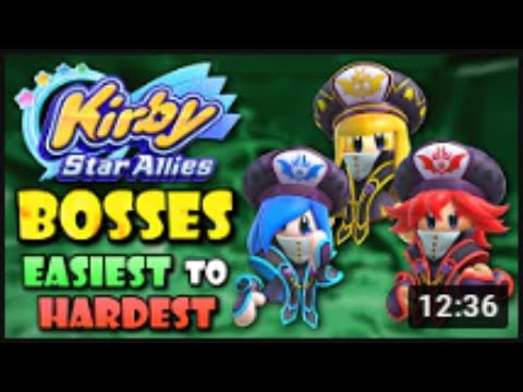 All Kirby Star Allies Bosses Ranked from Easiest to Hardest | Reupload