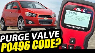 P0496 Code? EASY FIX - How to Replace the VAPOR CANISTER PURGE VALVE Chevy Sonic