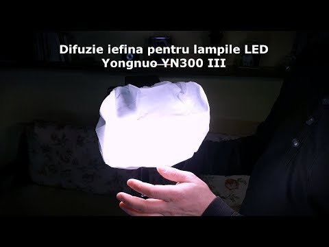 Click aici pentru vizualizare Difuzie iefina pentru lampile LED Yongnuo YN300 III Difuzie iefina pentru lampile LED Yongnuo YN300 III