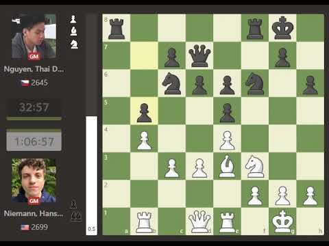 Hans Niemann VS Nguyen, Thai Dai Van. Fall Chess Classic A 2022 ROUND 4