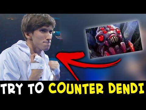 He tried to COUNTER Dendi Tinker with mid Brood — Dendi was smarter