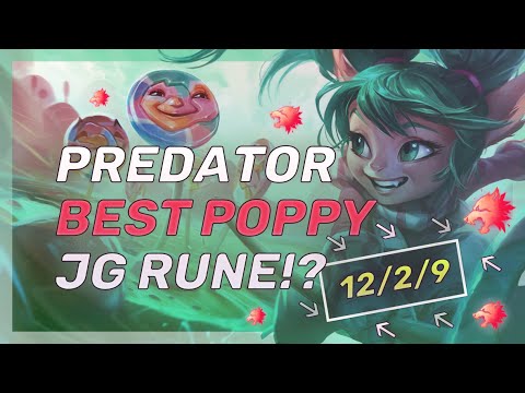 Predator Poppy Jungle Is TOO GOOD in SEASON 10! - League Of Legends