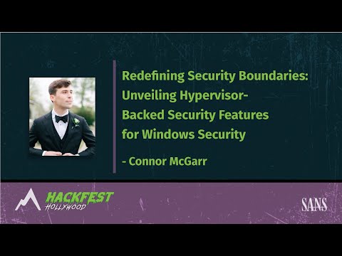 Redefining Security Boundaries: Unveiling Hypervisor-Backed Security Features For Windows Security