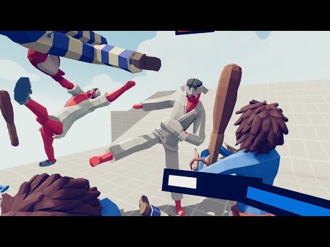 Kickboxer Champion And Arabian vs Every Units - | TABS - Totally Accurate Battle Simulator