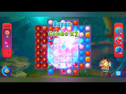 фишдом 2022 # 10498 уровень - прохождение без бустеров # Fishdom,  10498  level - no Boosters.