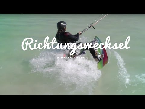 Richtungswechsel beim Kiten - Tipps zum Kitesurfen lernen by kitereisen.tv