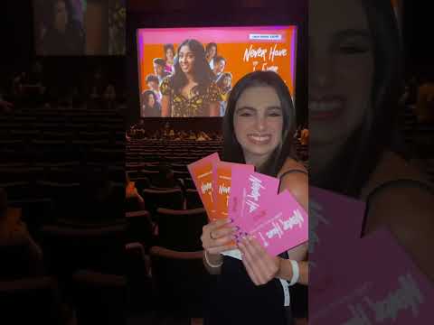 I FELL on the red carpet !! #shorts #premiere #netflix #neverhaveiever #redcarpet