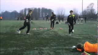 preview picture of video 'Keeper training Sporting Lokeren u10 tot u 12'