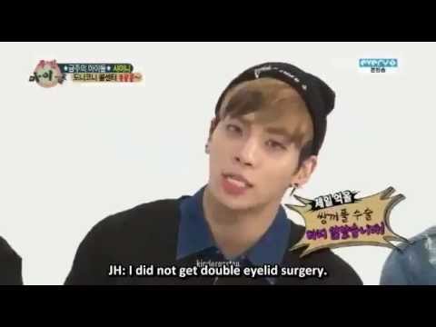 Jonghyun SHINee got 6pax on his face