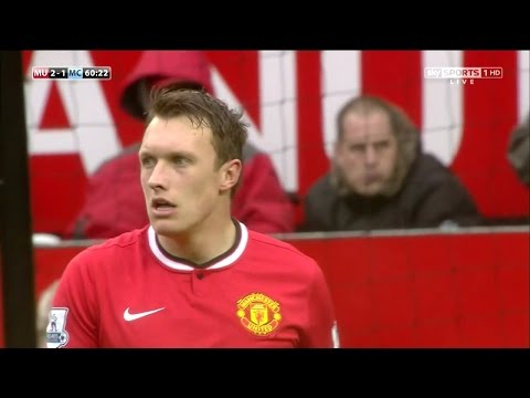 Phil Jones Vs Manchester City Home HD 720p (12/04/2015)