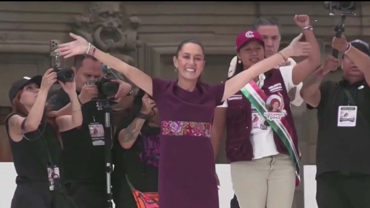 Mexico swears in its 1st woman president | NBC 7 San Diego