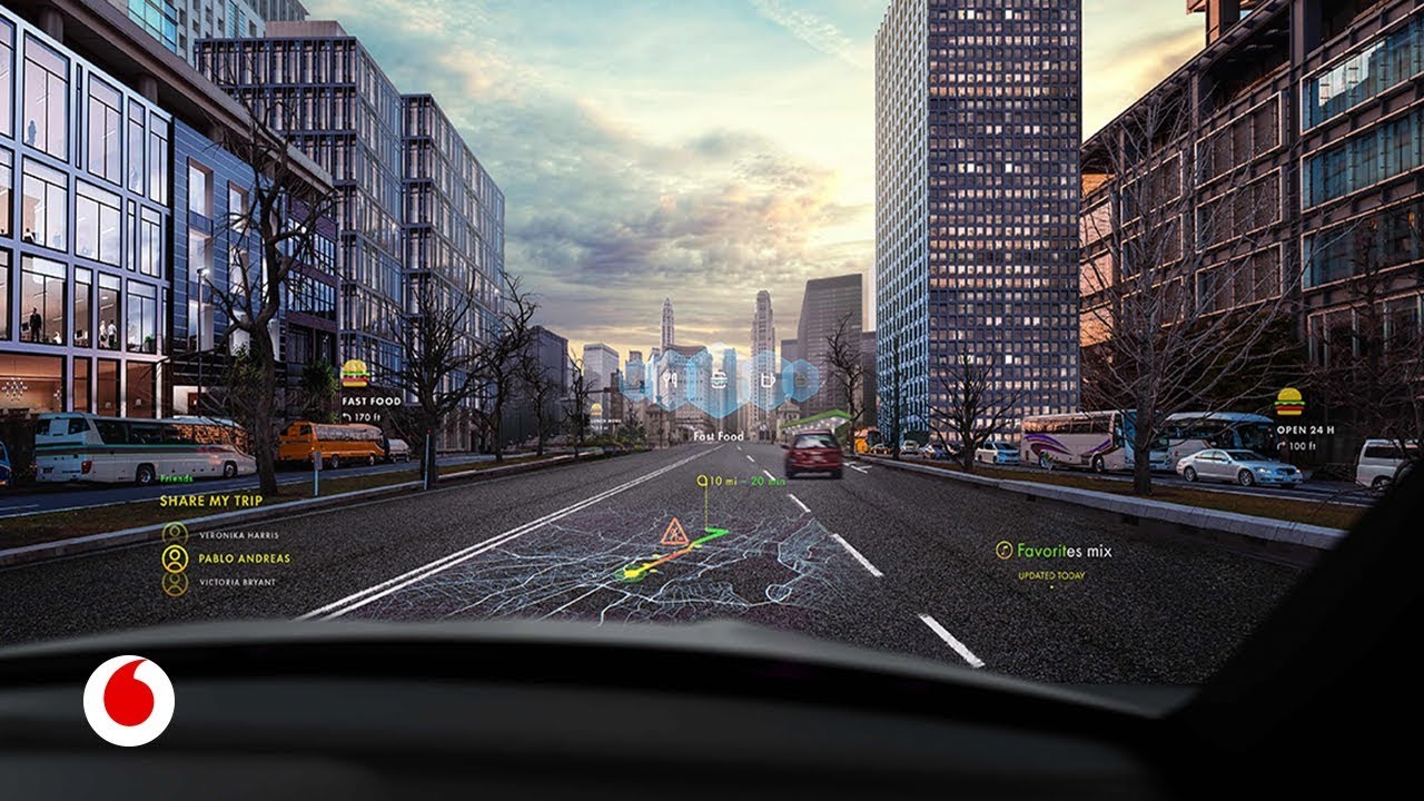 Parabrisas de realidad aumentada para hacer los coches más seguros