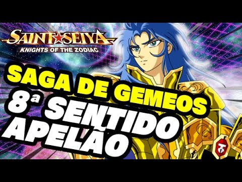 SAGA DE GÊMEOS COM 8ª SENTIDO DESPERTADO!!!  Saint Seiya Awakening