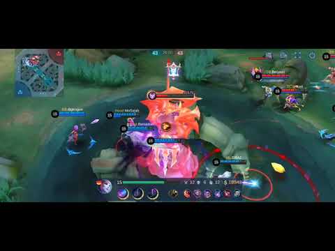 MLBB Selena huge comeback, Lord steal min 10, getting Melissa min 15 t. Bro on Alpha carrying with m