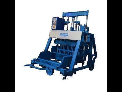 Hydraulic Block Making Machine video thumbnail