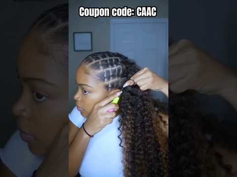 Invisible Crochet Human Hair Braids ✨Brown Highlight Color | Black Women Hairstyle Ft.#ulahair