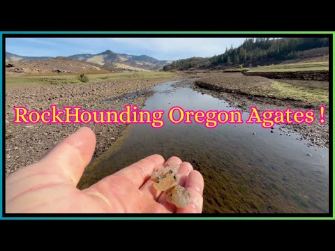 Rockhounding Agates In This Oregon Stream ! - Se 9 Ep 42 Vid # 1,243 By : Quest For Details