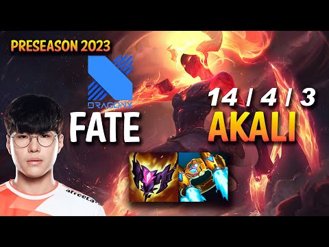 DRX FATE AKALI vs YASUO Mid - KR Ranked