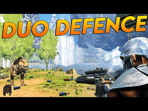 DUO DEFENDING Our Overpowered CENTER RATHOLE Spot On ARK!