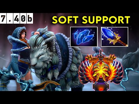 Mirana Immortal Soft Support - Dota 2 Patch 7.40b Pro Pub Gameplay