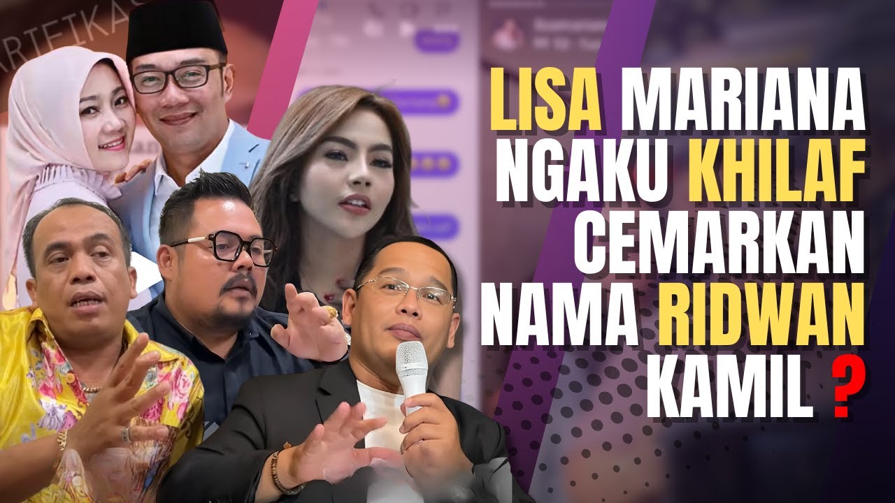 Klarifikasi Meruncing: Lisa Mariana Angkat Suara Atas Isu dengan Ridwan Kamil