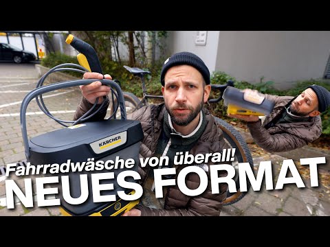 We test the KÄRCHER OC3 Foldable low-pressure cleaner – washing your bike anywhere is possible!
