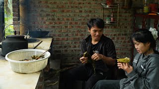 Download lagu With simple ingredients: Pao and Ha make a wonderfully delicious sticky rice cake mp3