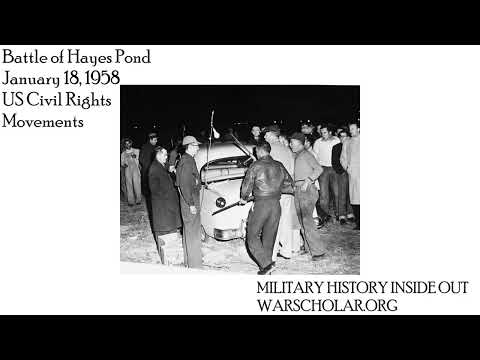 Battle of Hayes Pond - January 18, 1958, US Civil Rights Movements / Indigenous Resistance