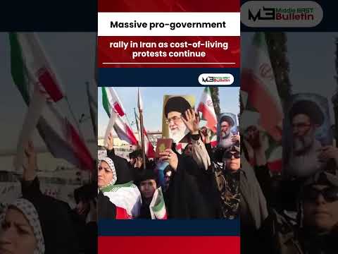 Pro-Government Rallies Held Across Iran Amid Cost of Living Protests