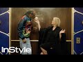 Snoop Dogg and Martha Stewart in the Golden Globes Elevator | InStyle