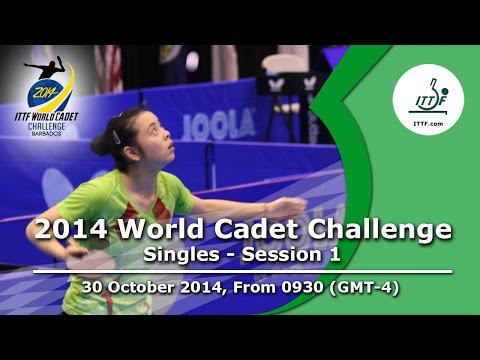 2014 ITTF World Cadet Challenge – Singles Groups – Session 1