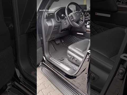Lexus LX 600 (300) 4 местный салон 2021- Автоковрики 3D экокожи в салон Лексус лх - фото 2 - id-p2839010109