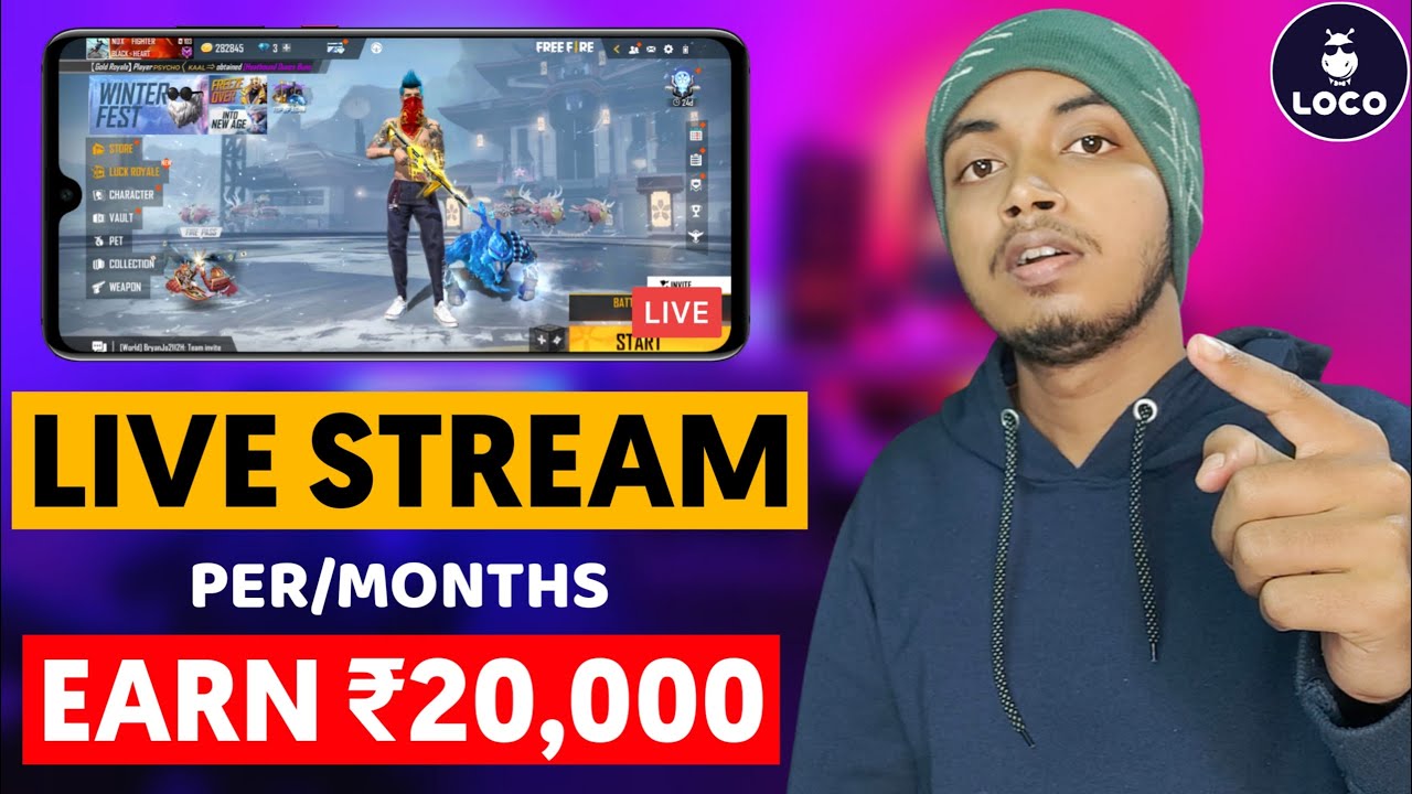 Loco App Pe Game Stream Aur Earn Kaise Kare | Go live in one click with Loco Studio | Loco