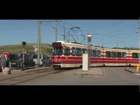 Zomerse HTM drukte op Scheveningse Noorderstrand