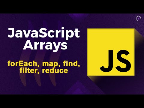 ARRAYS no JAVASCRIPT para INICIANTES (forEach, map, find, filter e reduce)