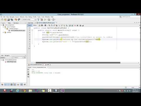 08 convertir int a String y String a int JAVA (NetBeans 8.0.2).